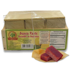 Generic DECA EXPERTS front packaging showing 18 guava paste blocks and product labeling benefits