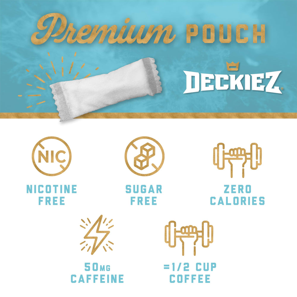 Deckiez single pouch close-up showing texture and smooth, natural oils