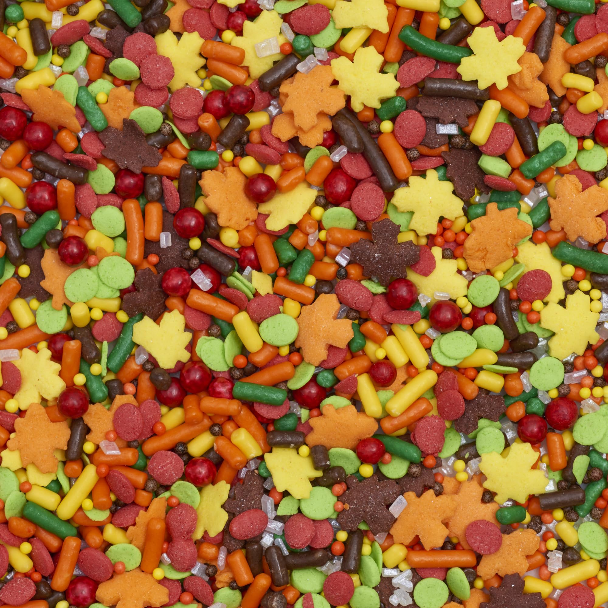 DecoPac close-up of mixed sprinkles textures highlighting color and visual interest