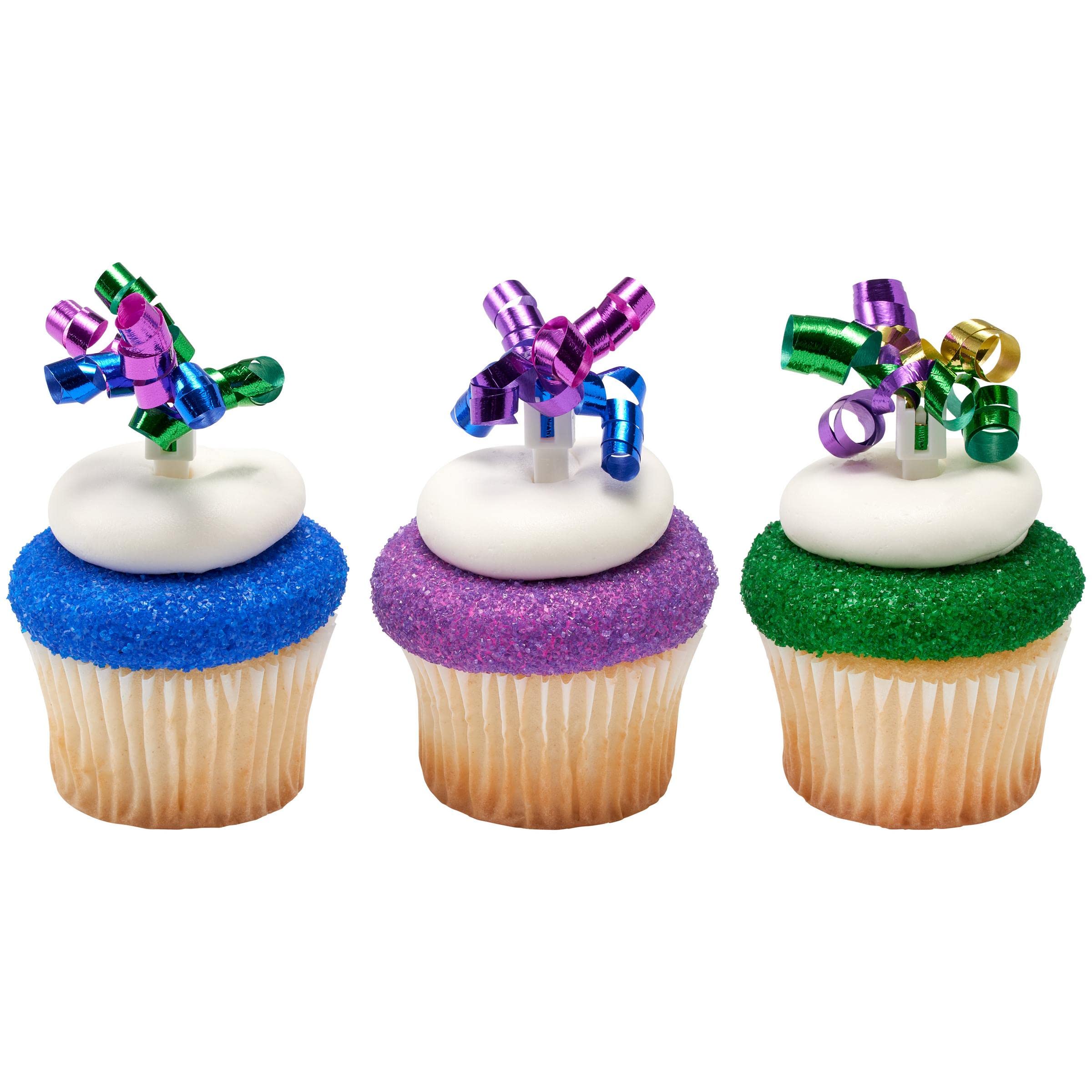 DecoPac used on party dessert table creating cohesive blue-themed presentation