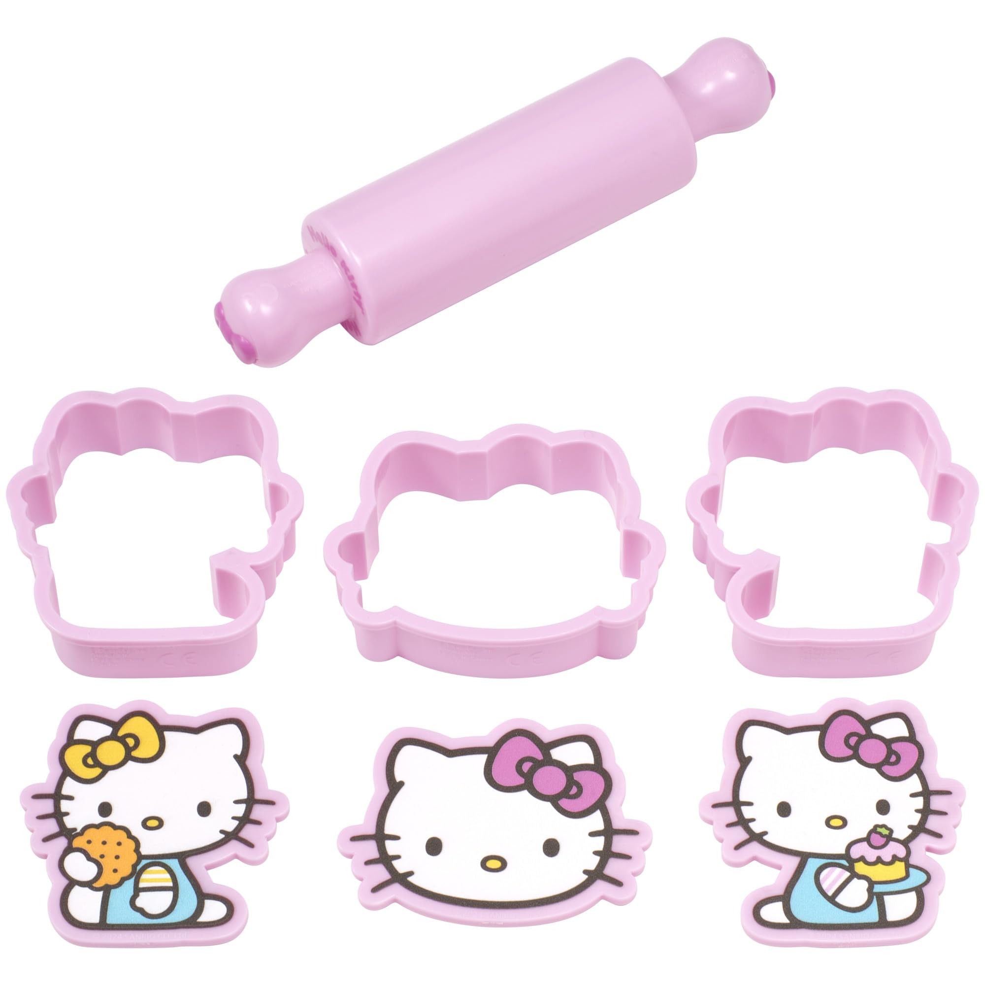 DecoPac Hello Kitty plastic stand attachment detail for secure cake placement