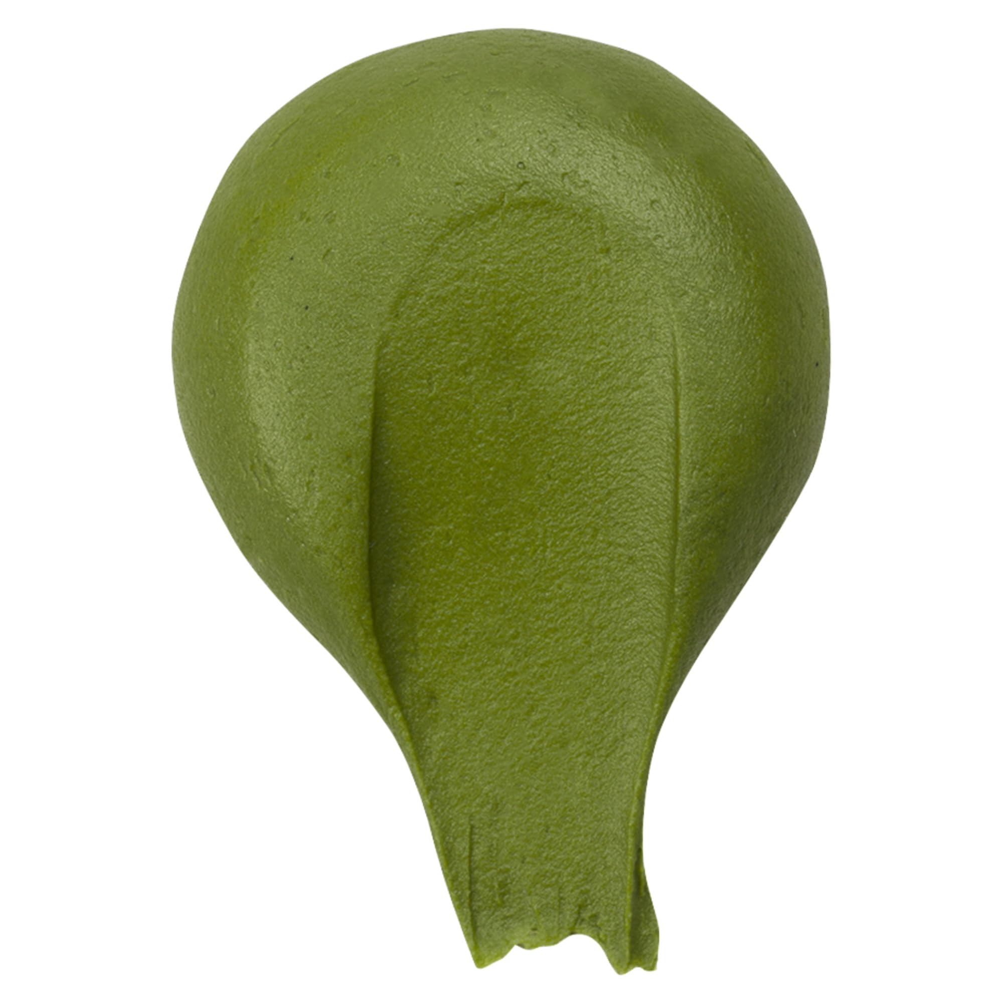DecoPac olive green fondant rose close-up showing smooth, even color integration