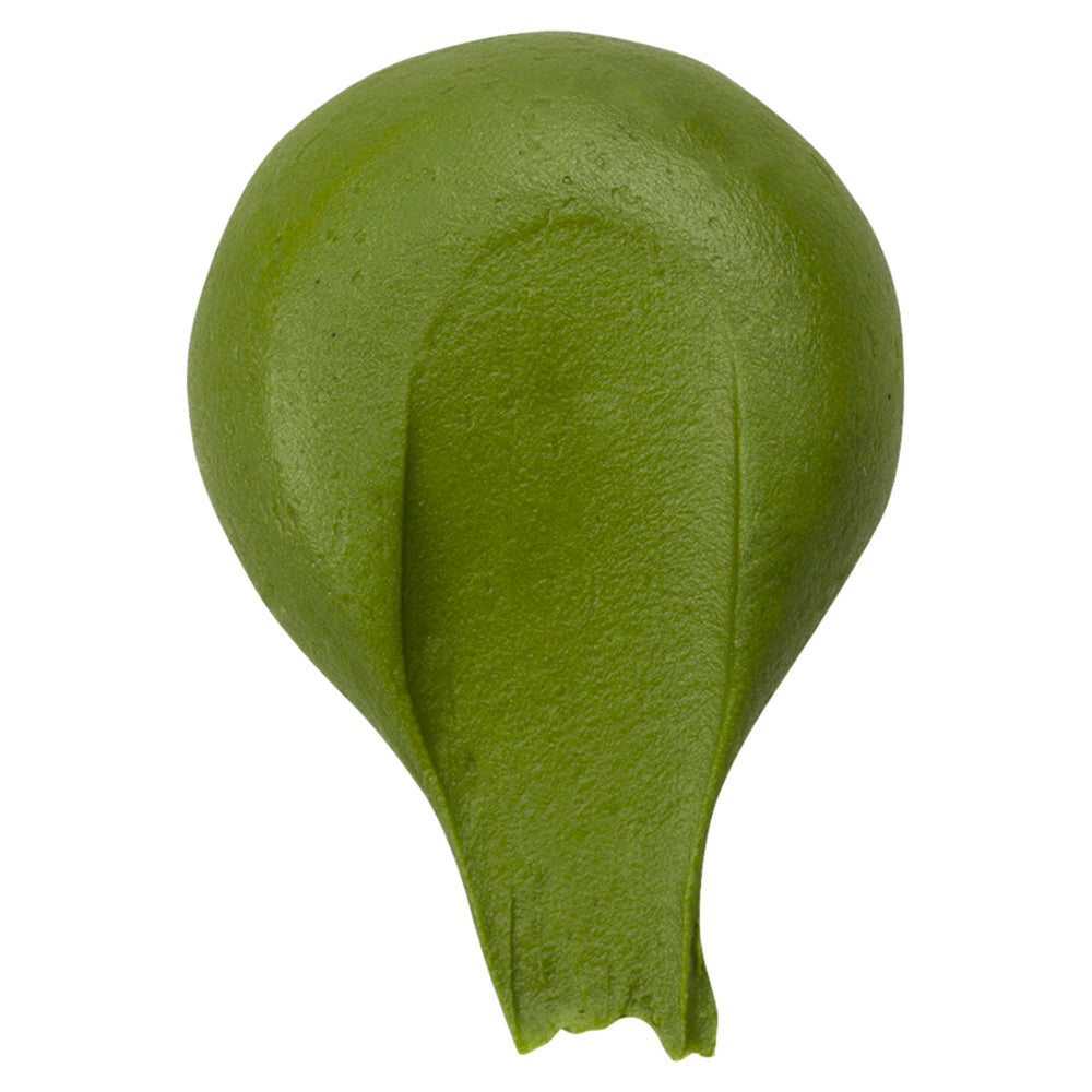 DecoPac olive green fondant rose close-up showing smooth, even color integration