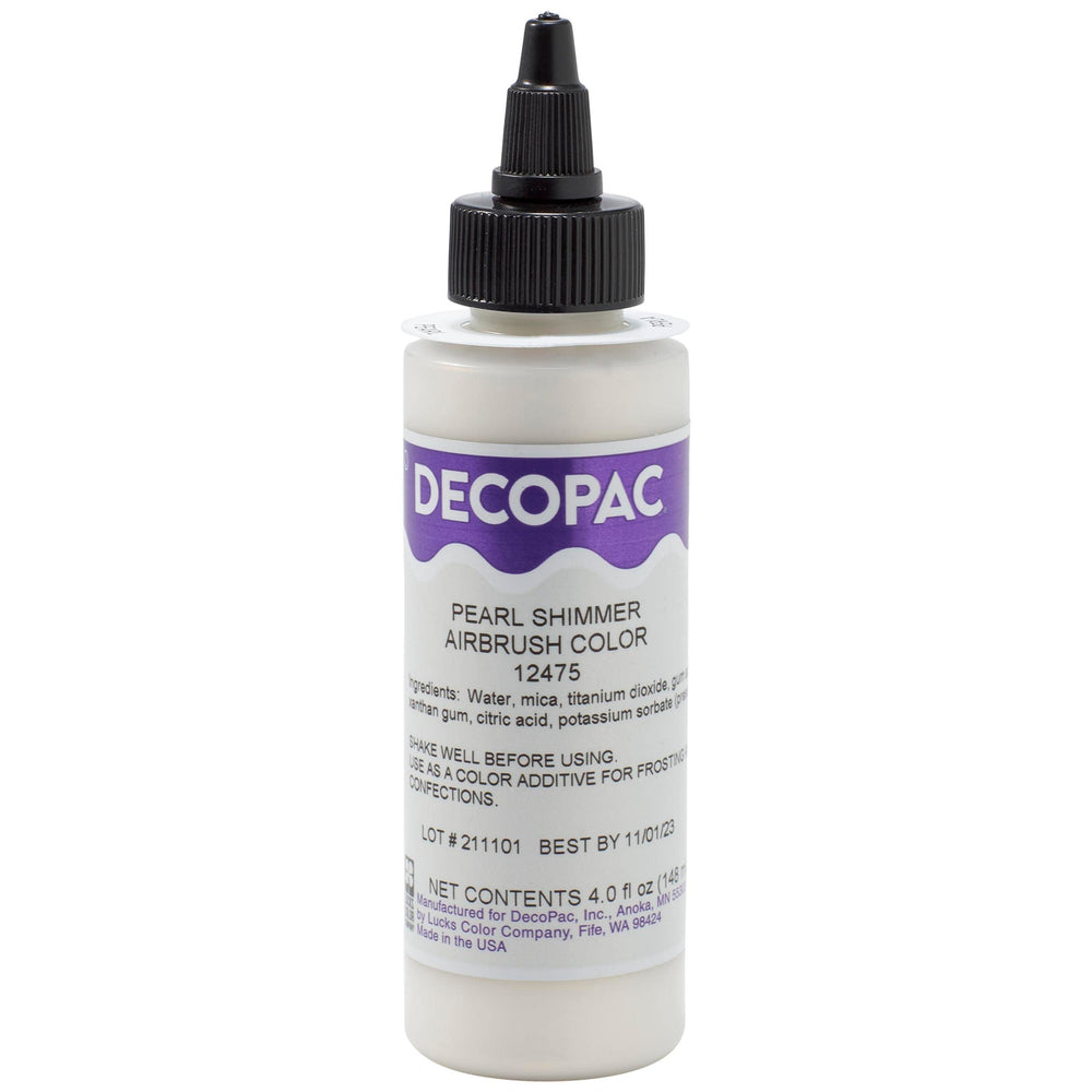 Texture close-up of DecoPac Pearl Shimmer showing pearlescent finish benefit