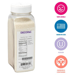 DecoPac jar in hand to show scale and convenient handheld benefit