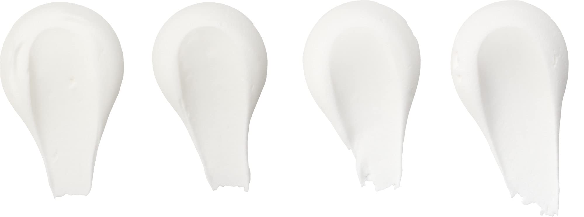 DecoPac gel blended into buttercream showing smooth texture and brighter white