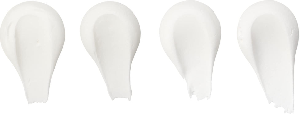 DecoPac gel blended into buttercream showing smooth texture and brighter white