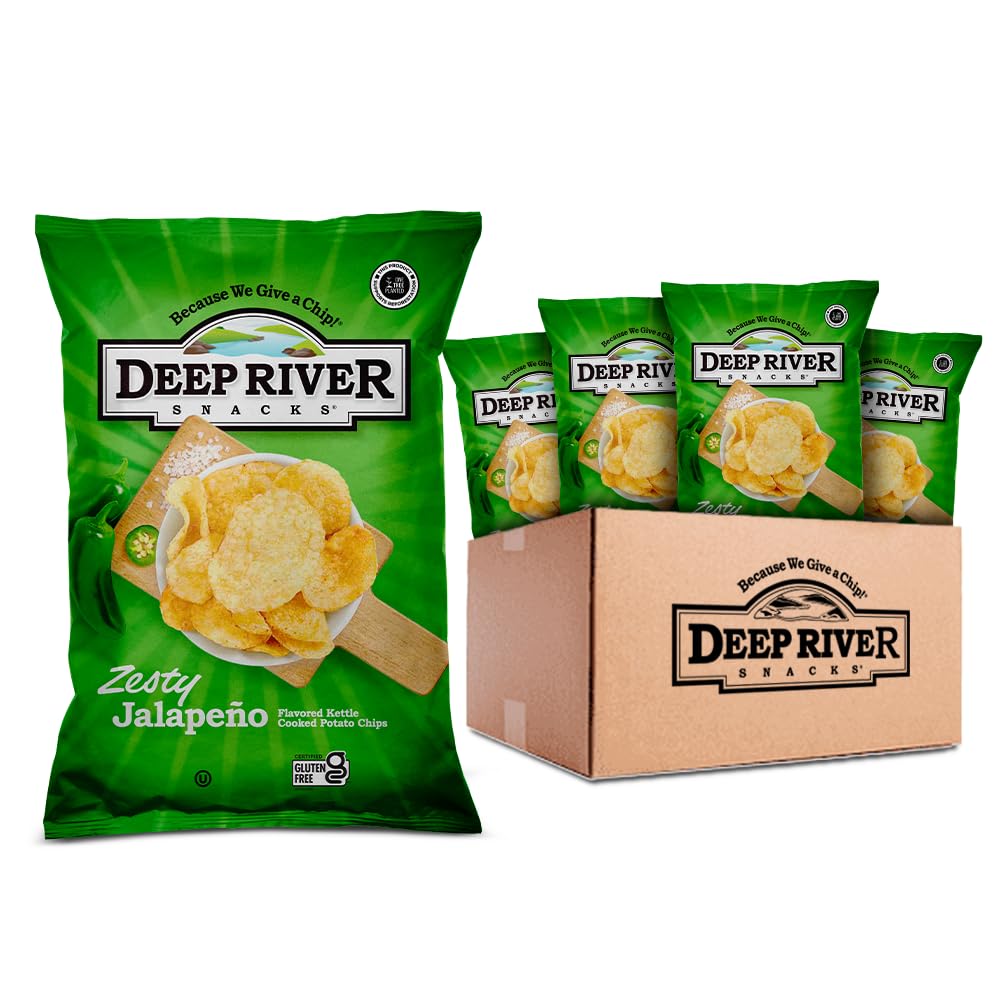Deep River front packaging showing 2 oz bag and bold jalapeño flavor benefits