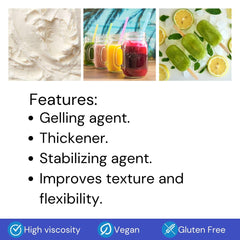 Deiman used in ice cream showing reduced ice crystals and creamier scoop consistency