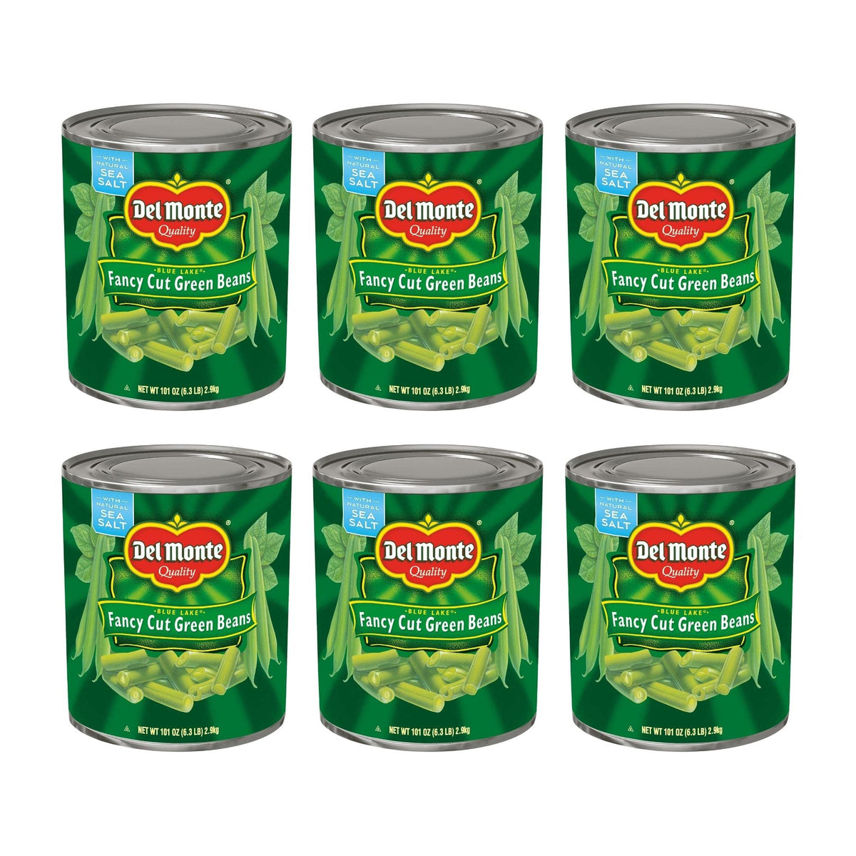 Del Monte front can showing branding and product size benefit convenience