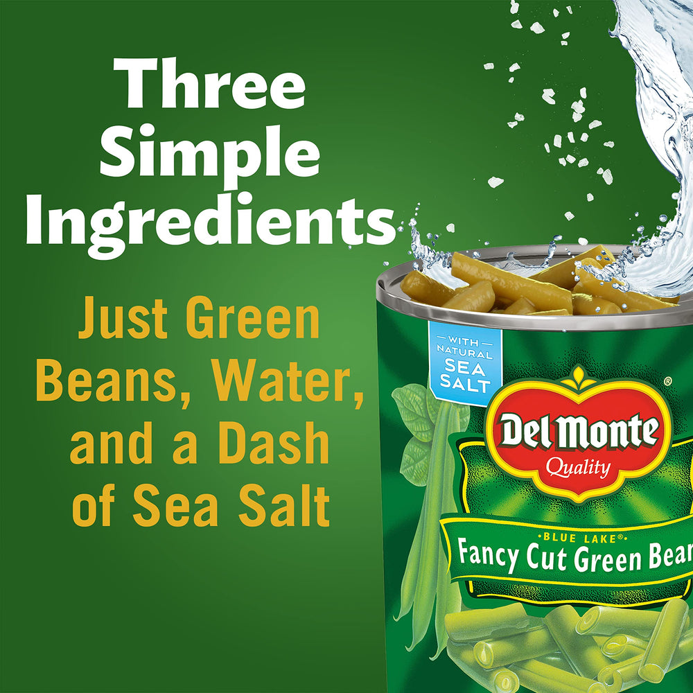 Del Monte green beans served as side dish illustrating quick meal idea