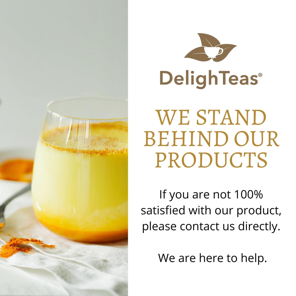 DelighTeas golden milk served at breakfast showcasing daily ritual
