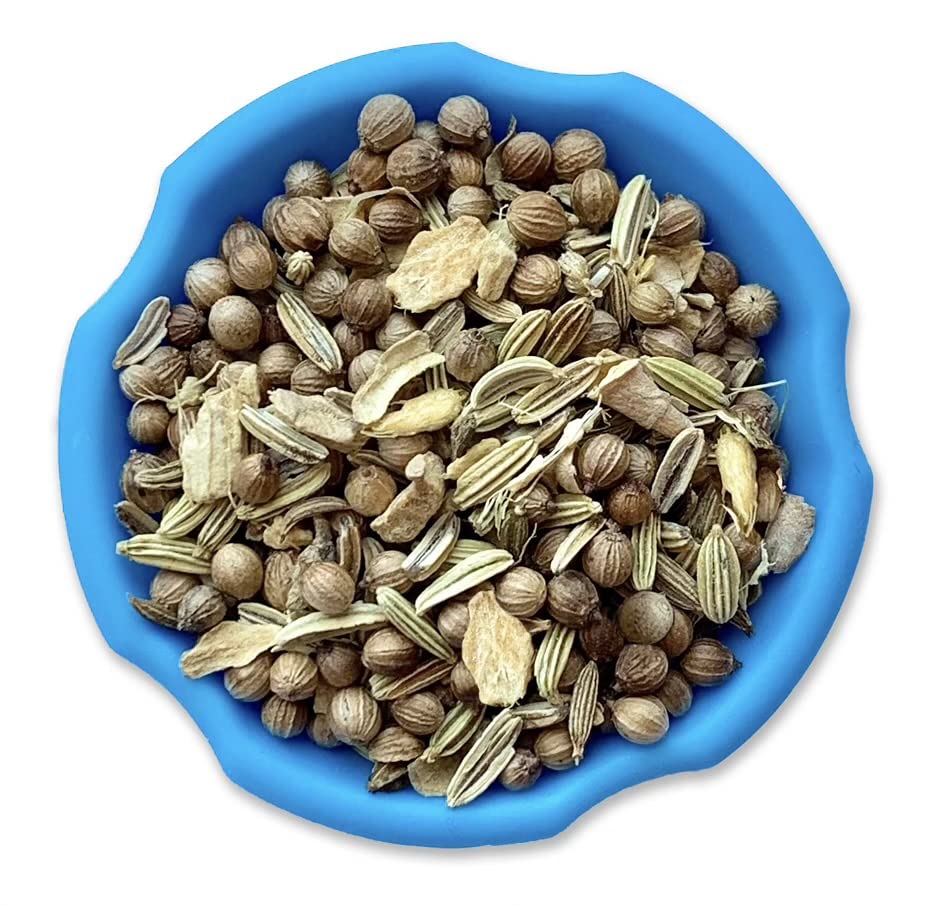 DelighTeas tin beside measuring scoop illustrating approximately 40 servings