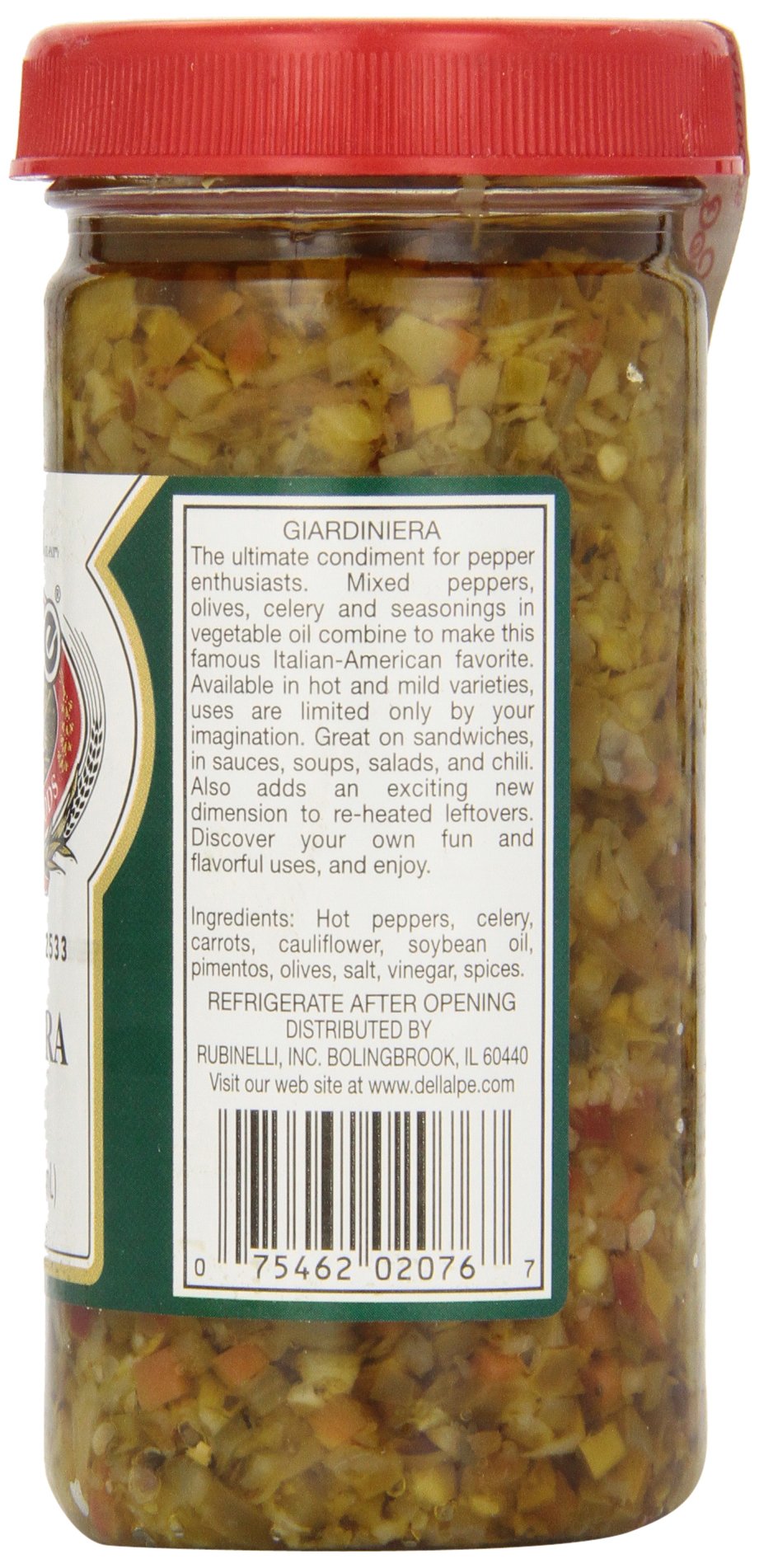 Dell'Alpe giardinera on a sandwich, adding spicy tang and visual appeal to meals