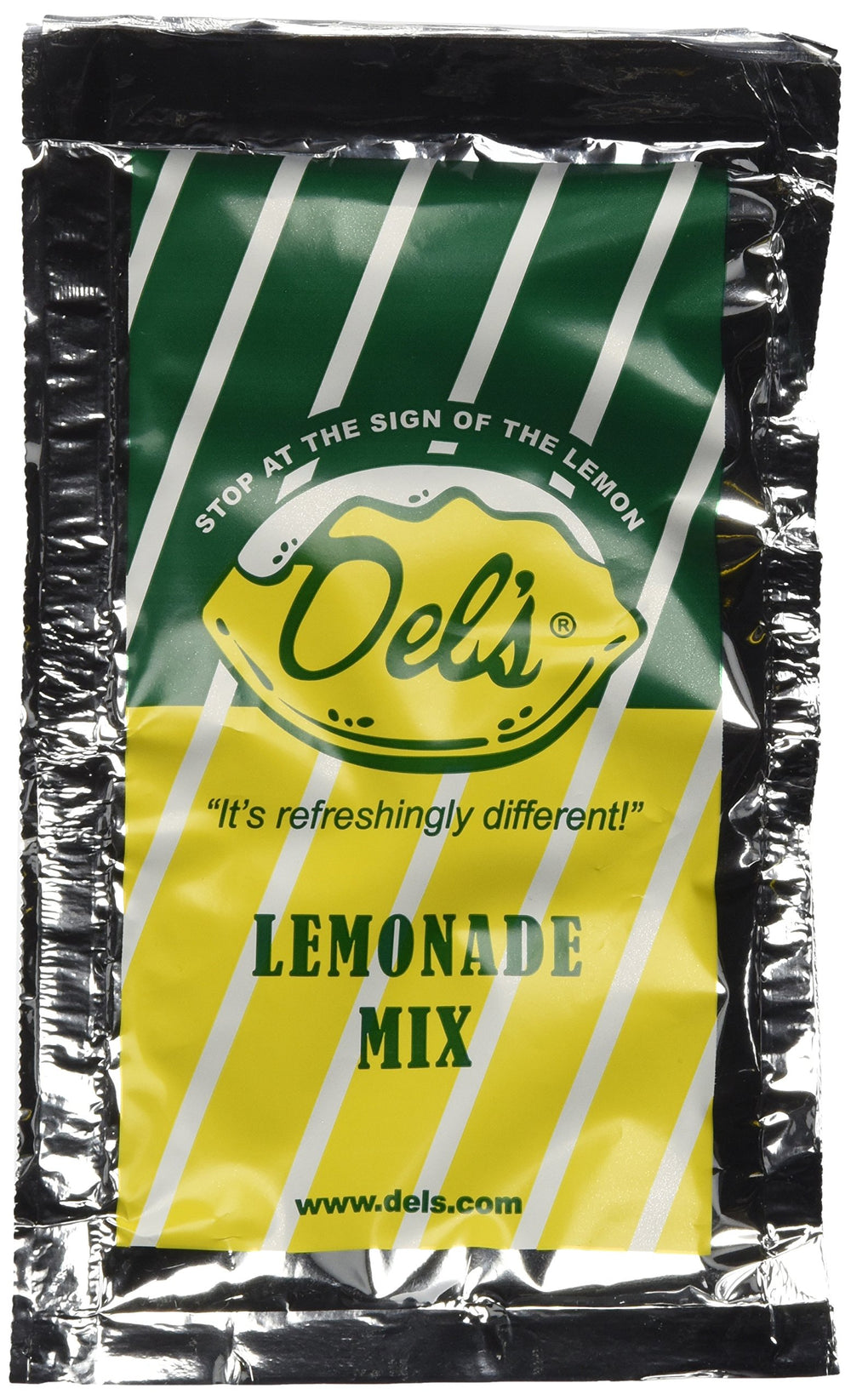 Del's front view of four individual packet pack showing convenience and portioning
