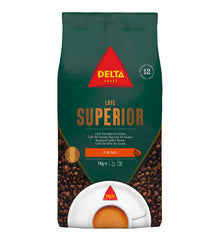 Delta Cafés front packaging showing 35.2oz bag and brand benefit of large supply