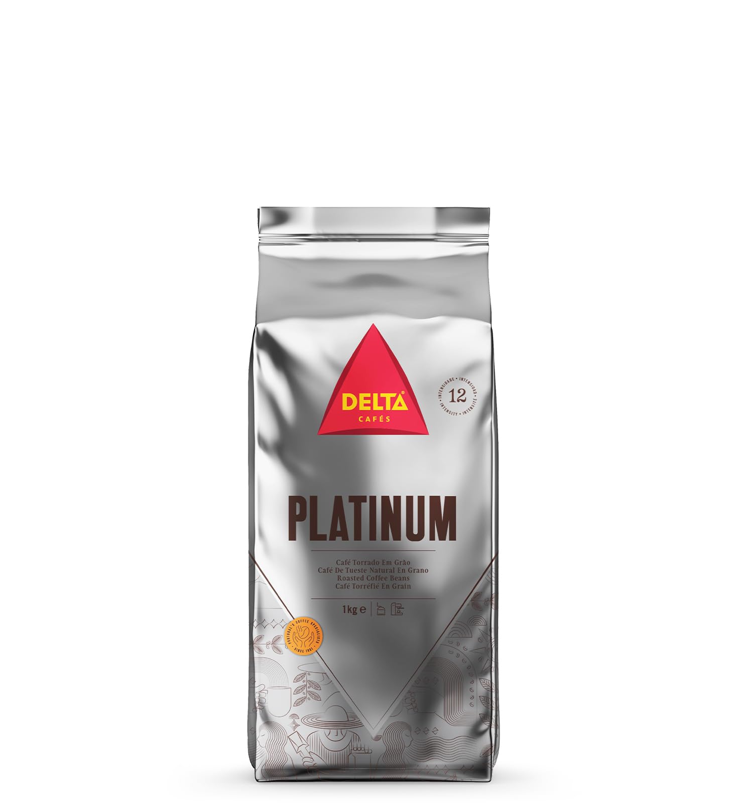 Delta Cafés front packaging showing 35.2oz bag and brand for confident purchase