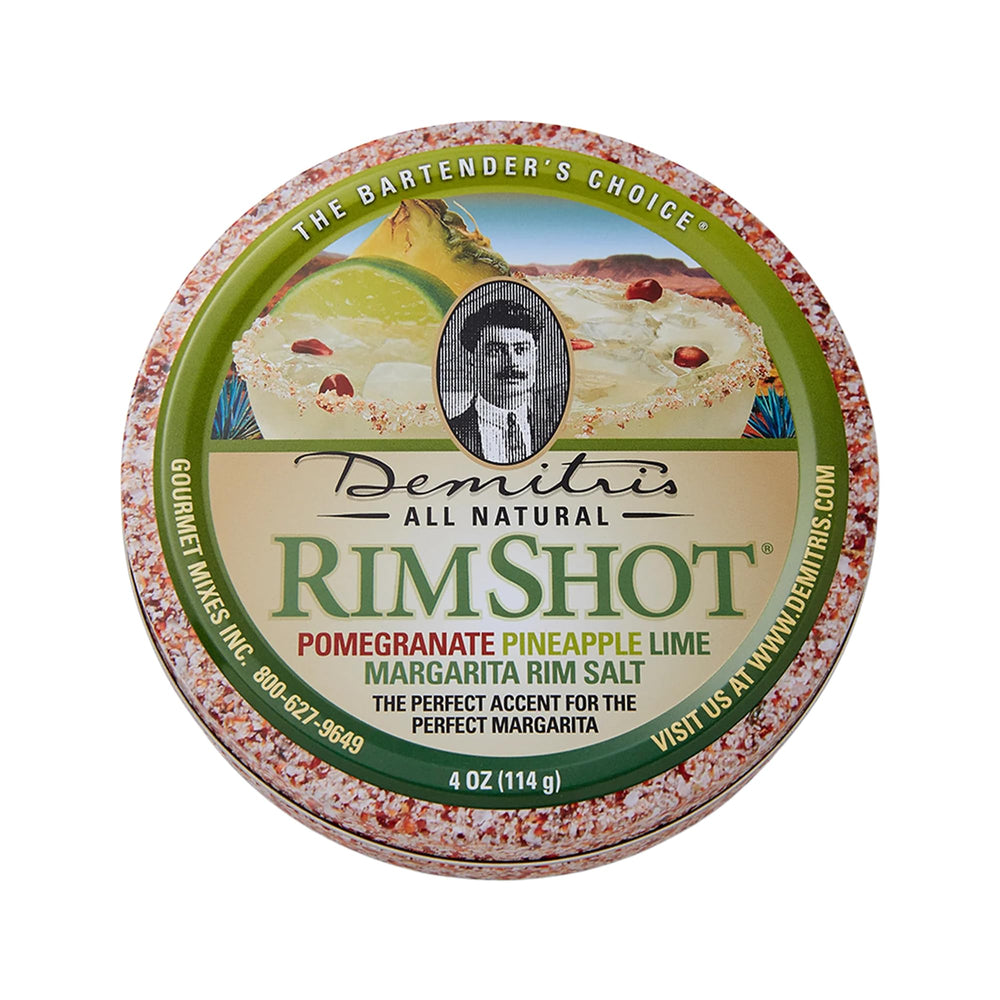 Demitri's front tin showing label and 4 oz size, ideal for gifting