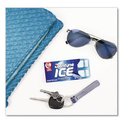 Dentyne Ice peppermint all 18 packs laid out to display total 288 pieces