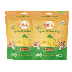 Desi Flavors front packaging showing sea salt chips and clear branding for easy identification
