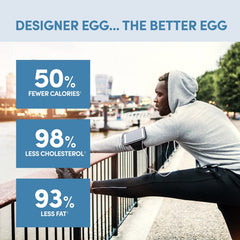 Designer Wellness scoop measuring one serving for accurate protein benefit
