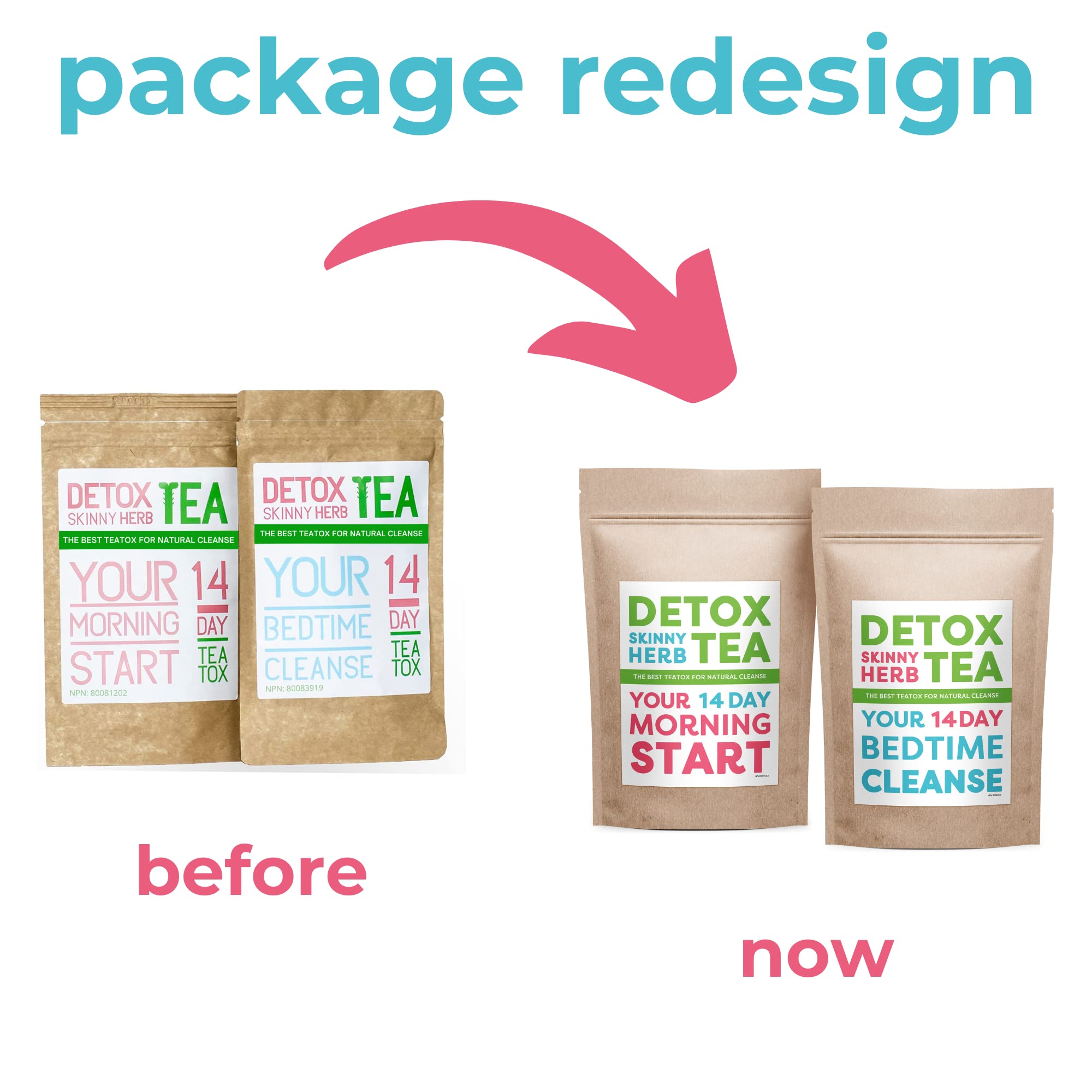 Detox Skinny Herb Tea brewed cup on table showing calming tea ritual and ease