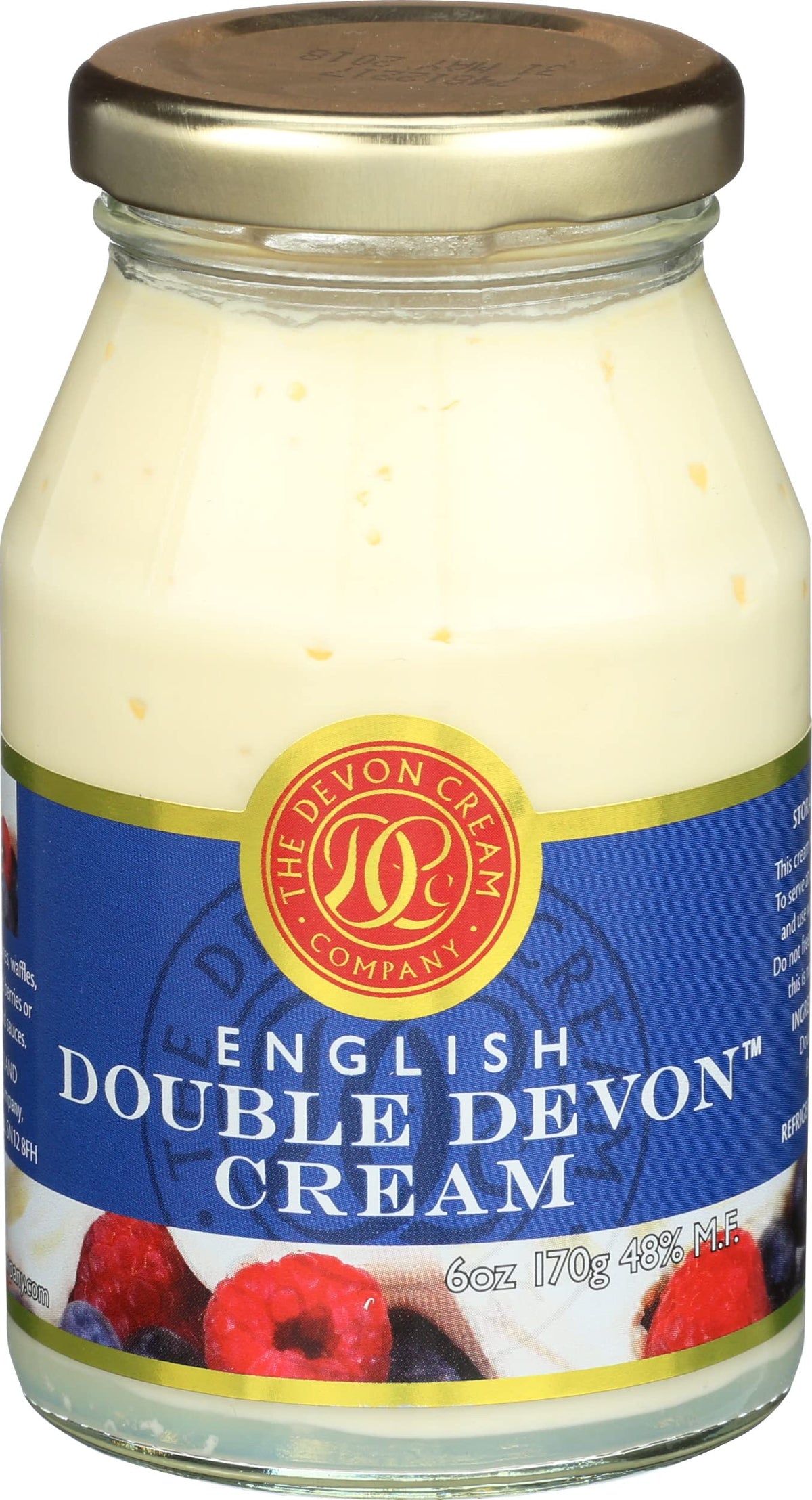 Devon Cream Company jar front view showing packaging and 6 oz size benefit