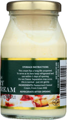 Devon Cream Company 6 oz jar next to teaspoon showing compact portion benefit