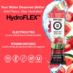 Devotion Nutrition HydroFLEX single stick packet ready to pour for convenience
