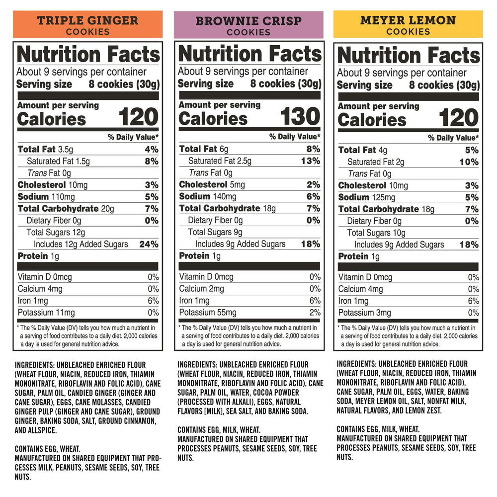 Dewey's ingredients label closeup emphasizing real ingredients and transparency benefit