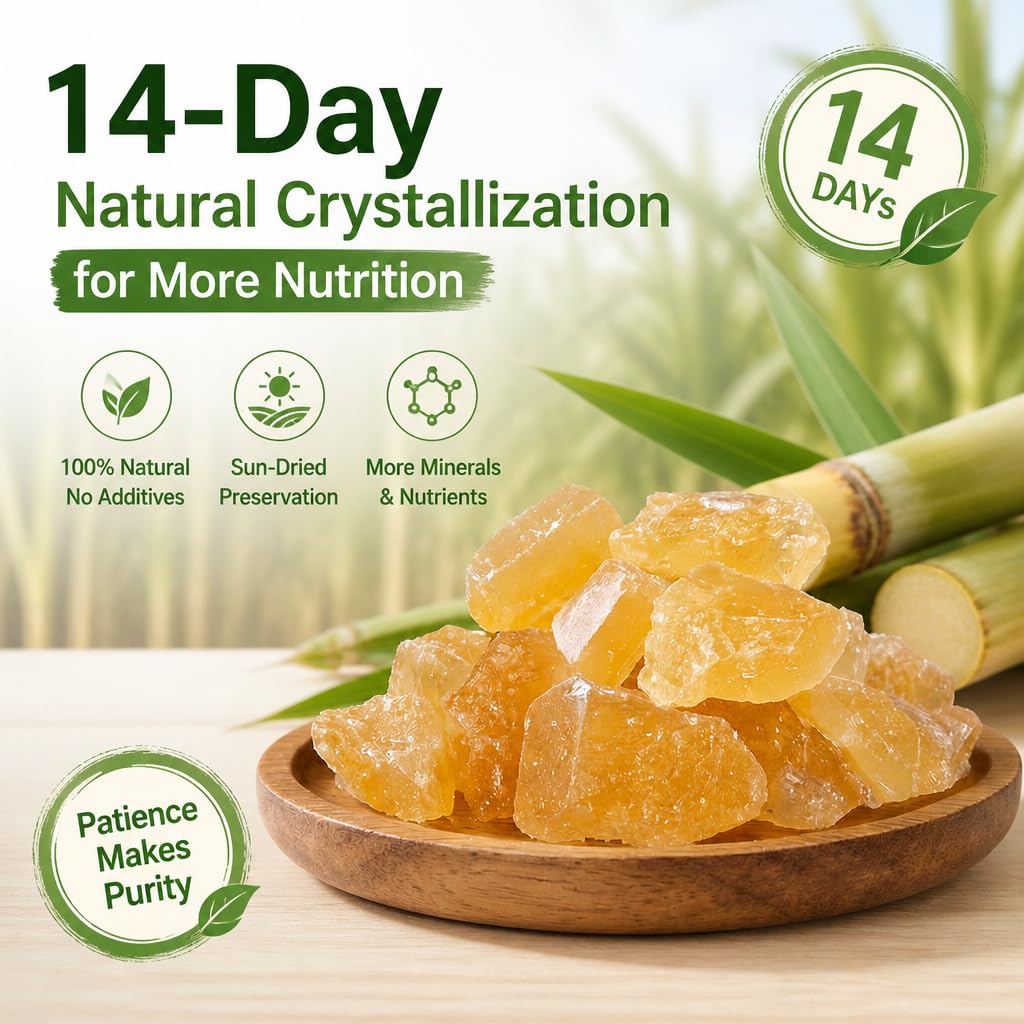 DGYLHBJ large crystal close-up highlighting slow-release caramel notes for balanced sweetness