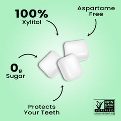detailed texture of Dialed Gum surface showing smooth coating and chewable consistency