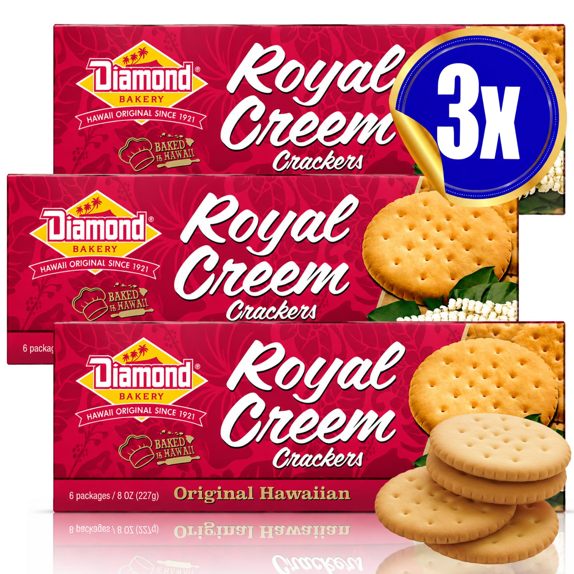 Diamond Bakery front packaging showing 3-pack and brand for clear product ID and convenience