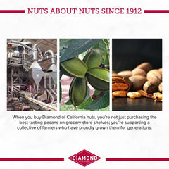 Diamond of California chopped pecans prepared for baking recipes
