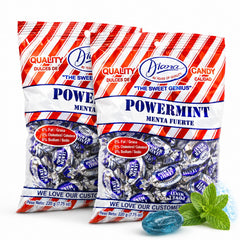 DIANA Power Mint front pouch showing branding and strong mint promise benefit