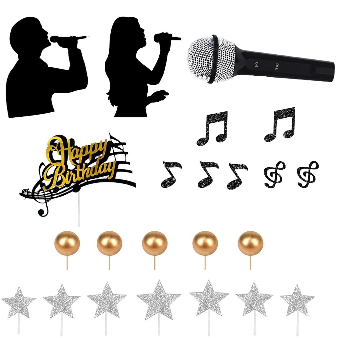 DiDida music notes and singers detail showing layered party styling