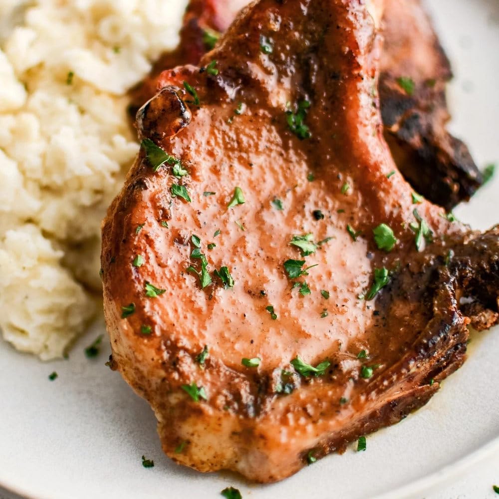 Dillo Dust finished pork ribs plated with glossy bark and appeal