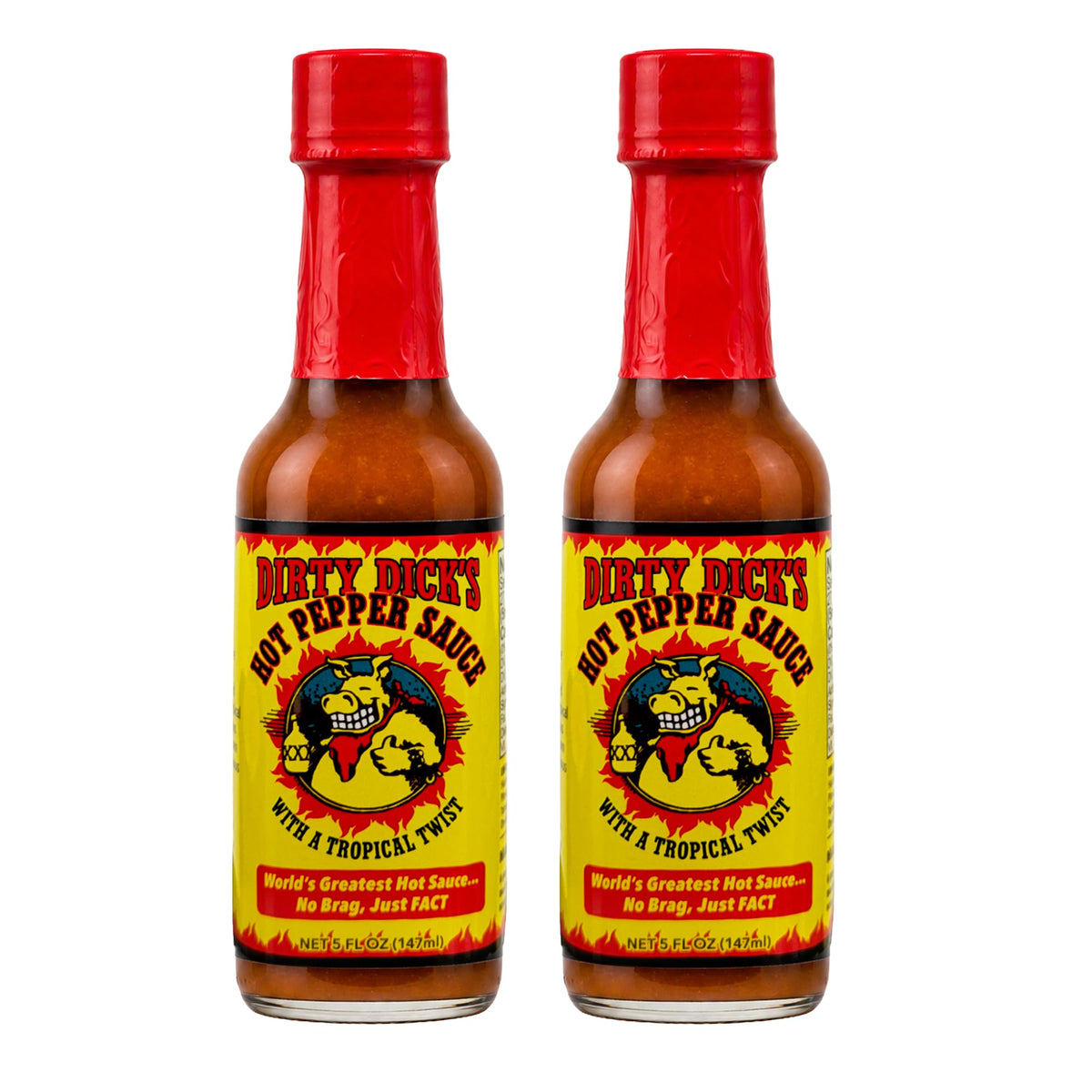 Dirty Dick's front bottle view showing label and vibrant color for shelf appeal