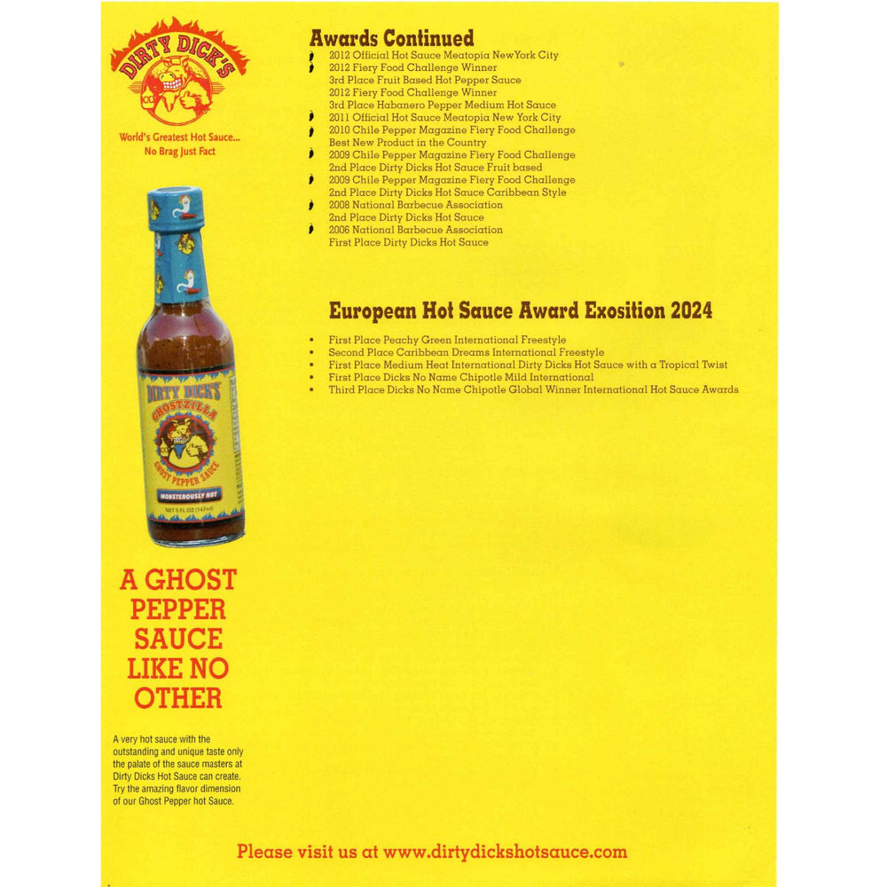 Dirty Dick's bottle staged by a grill for outdoor cooking and flavor enhancement