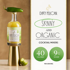 Dirty Pelican pouring texture close-up shows smooth mixer consistency and balanced flavor