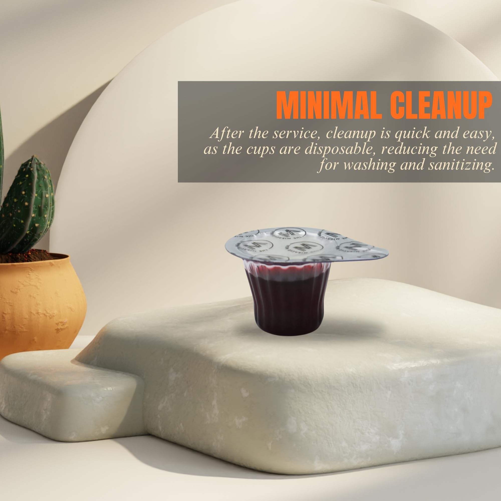 DISCOVERY PRODUCTS communion setup on table illustrating use in worship
