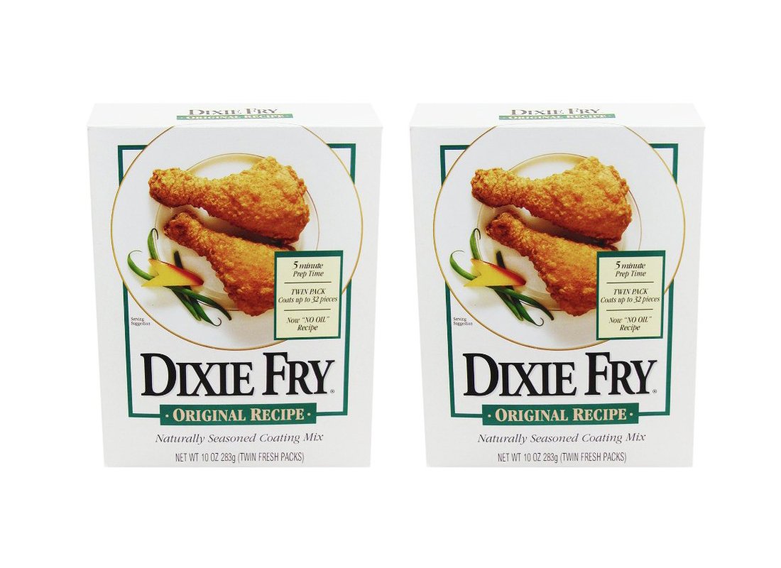 Dixie Fry front packaging showing two 10 oz boxes and clear branding for easy identification