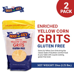 Dixie Lily cooked grits bowl topped with cheese showing quick convenience