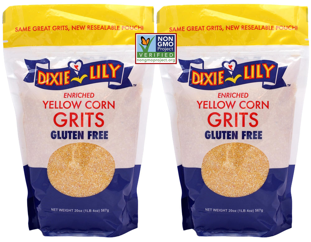 Dixie Lily front packaging showing two 20 oz bags and clear branding benefit