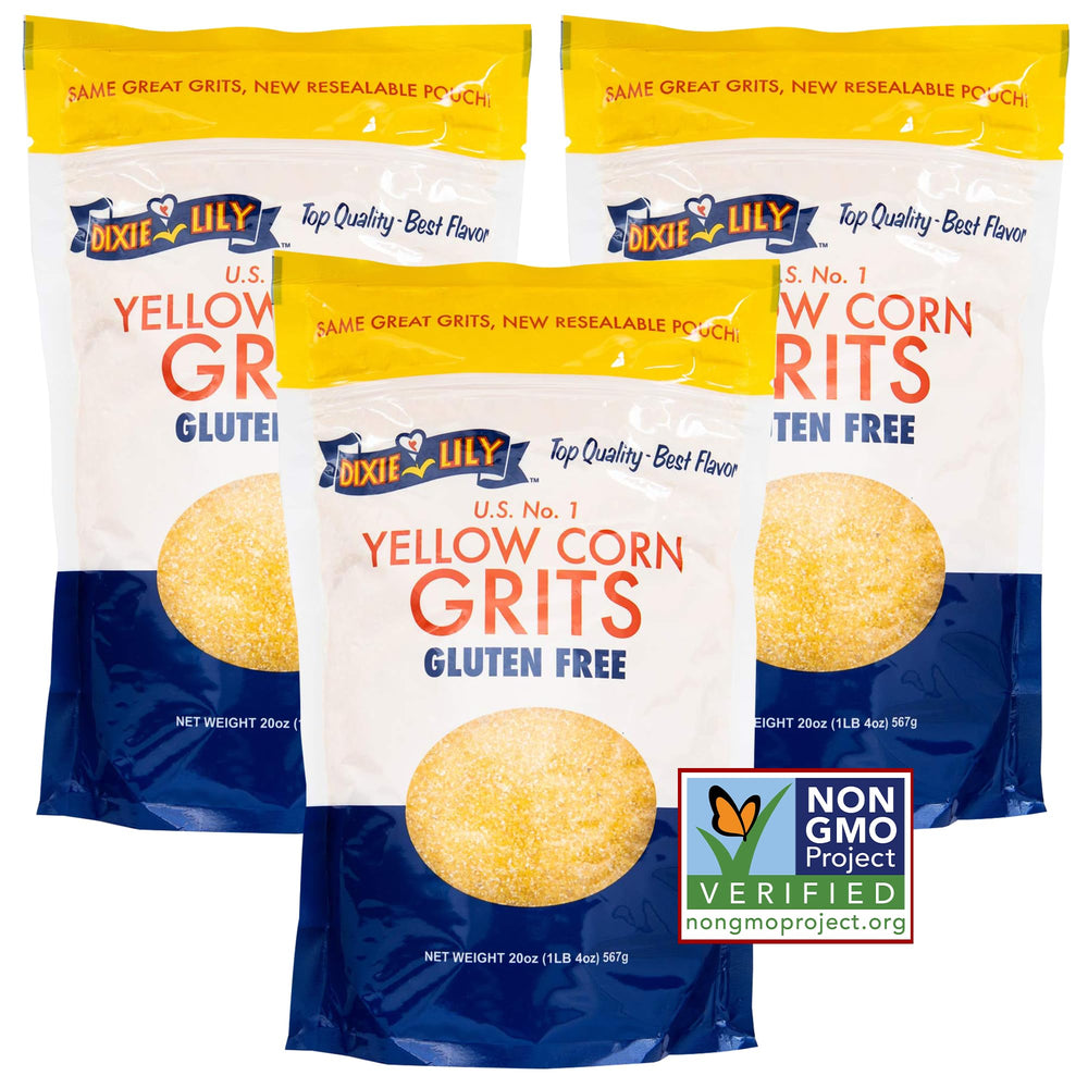 Dixie Lily front packaging showing three 20 oz bags and clear branding benefits
