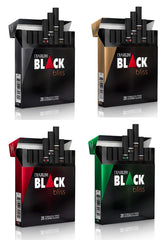 The Frugal Smoker djarum black front packaging showing four boxes and sticker benefit