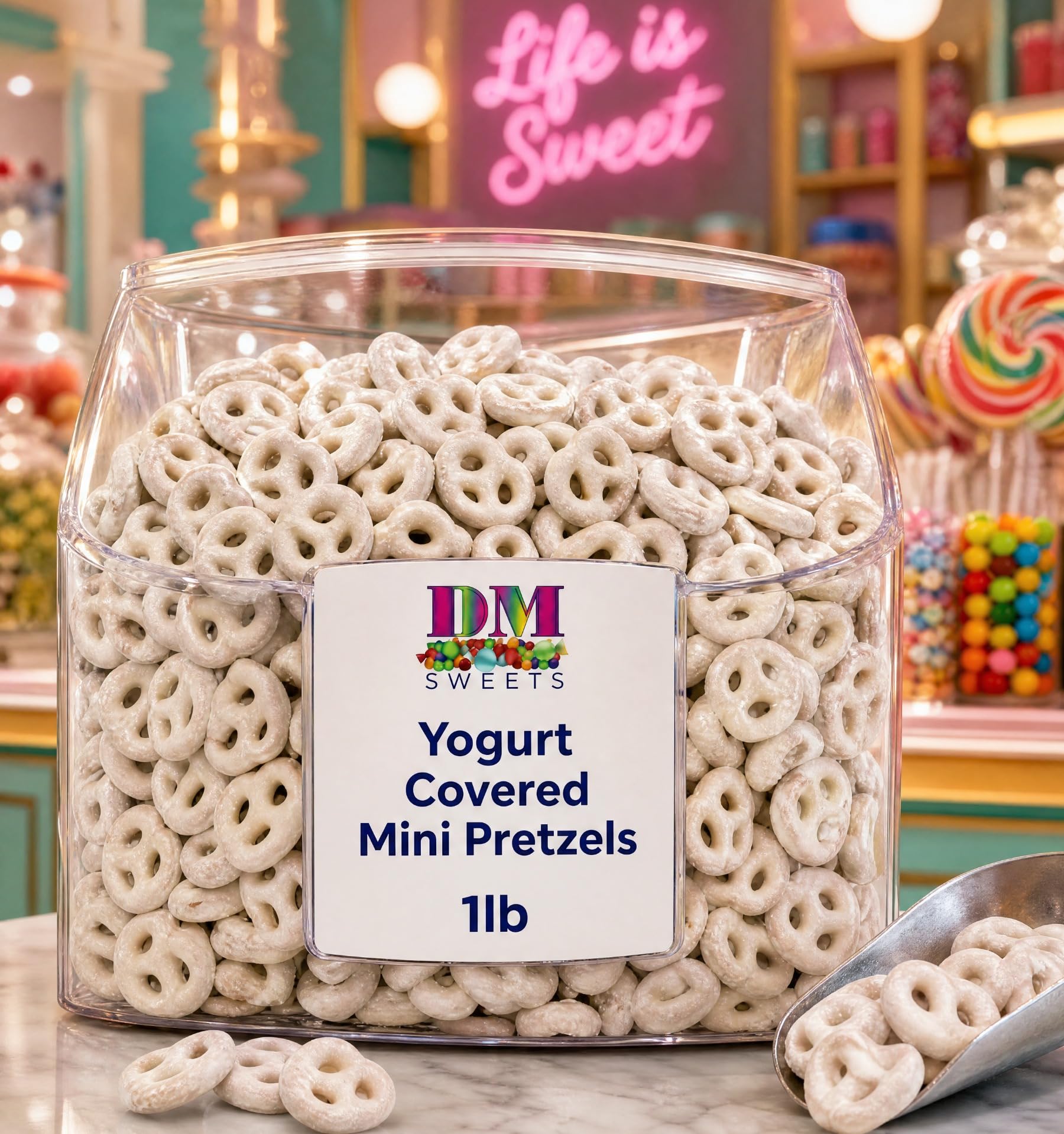 DM Sweets served in a bowl ready to snack offering easy sharing convenience