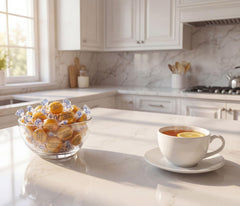DM Sweets candy bowl display presenting shareable sugar free treats
