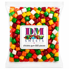 DM Sweets close-up of hard candy shell showing crunchy benefit