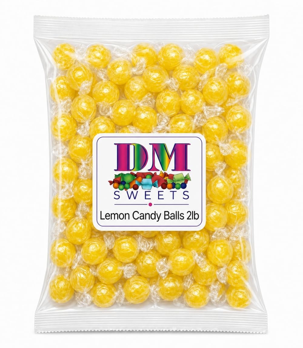 DM Sweets close-up of candy surface highlighting smooth texture and shine